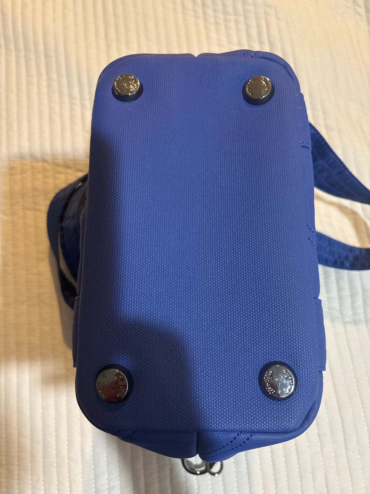 Lug Dory Matte Luxe VL Crossbody Bag Sapphire Blue Very Good Condition