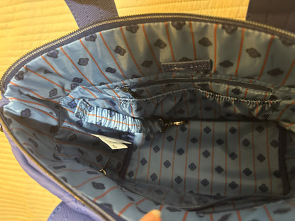 Lug Dory Matte Luxe VL Crossbody Bag Sapphire Blue Very Good Condition