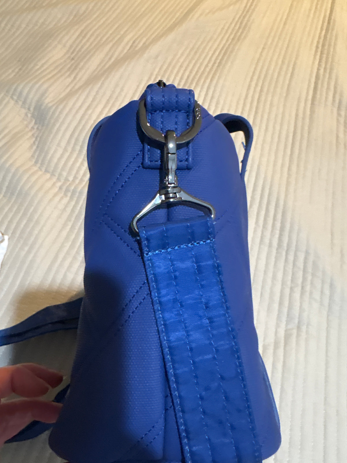 Lug Dory Matte Luxe VL Crossbody Bag Sapphire Blue Very Good Condition