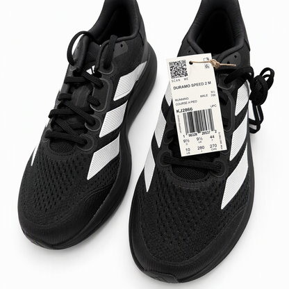 adidas Men’s Duramo Speed 2 Running Shoes Black, US 9