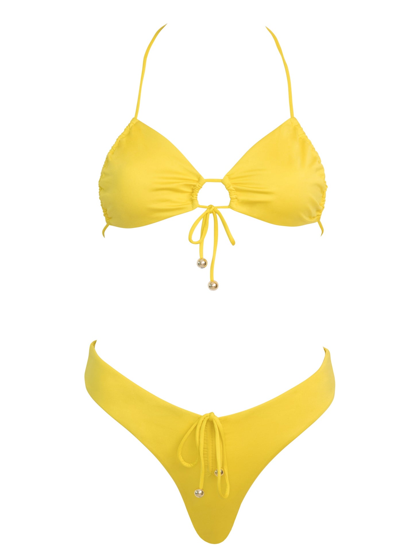 Money Maker Tube top with tie in front - Zafferano / SZafferano / S (NWT)