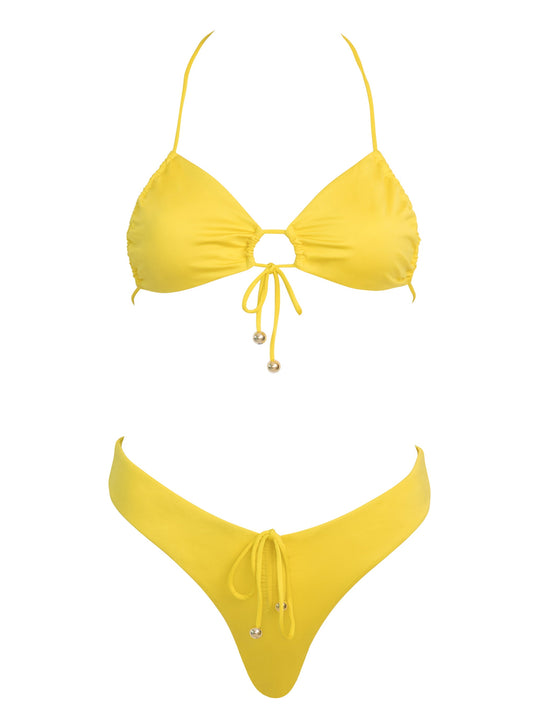 Money Maker Tube top with tie in front - Zafferano / SZafferano / S (NWT)