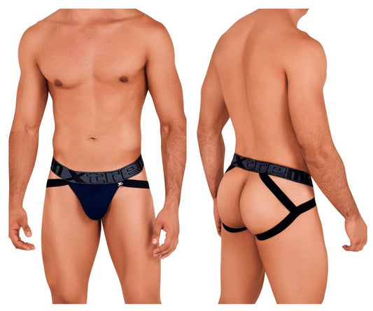 Xtremen Microfiber Jockstrap - Dark Blue / MDark Blue / M (NWT)