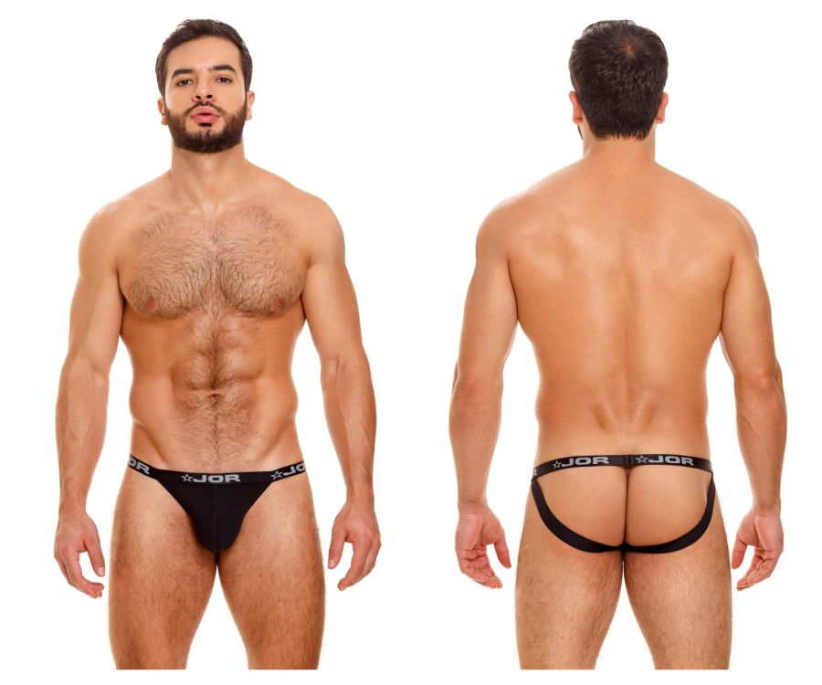 JOR Romeo Jockstrap - Black / LBlack / L (NWT)