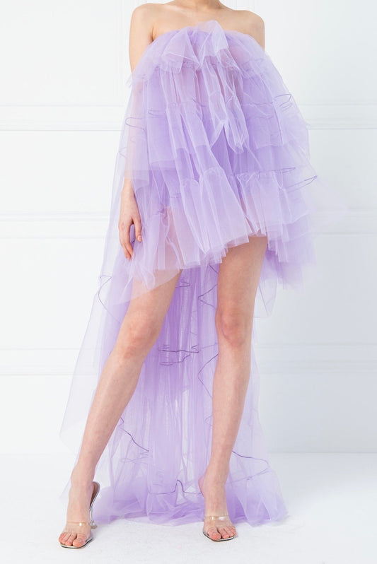 Ya Kidding Hi-Lo Tulle Dress - S-MS-M (NWOT)